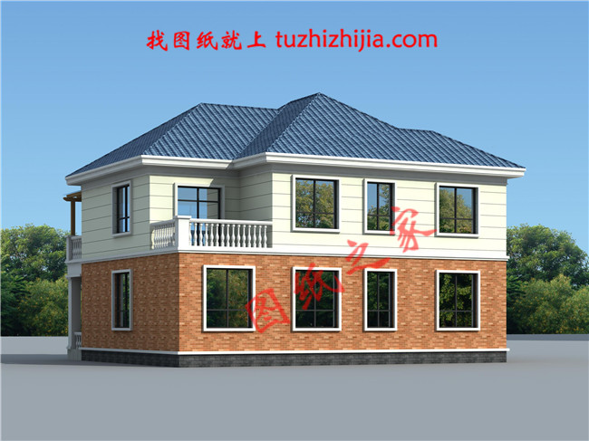 圖紙介紹:經濟實用新農村二層房屋設計圖紙,占地80平米,造價15萬左右,房子不一定要建的那么豪華,也不需要過于追求獨特,更不用去為了面子折騰自己。與周圍環境相諧,大氣、簡約就好,更重要的是一家人在一起住著舒適,家庭和睦! 占地面積:11.2m*7.0m,80平方米左右; 建筑層高:二層; 建筑高度:8.