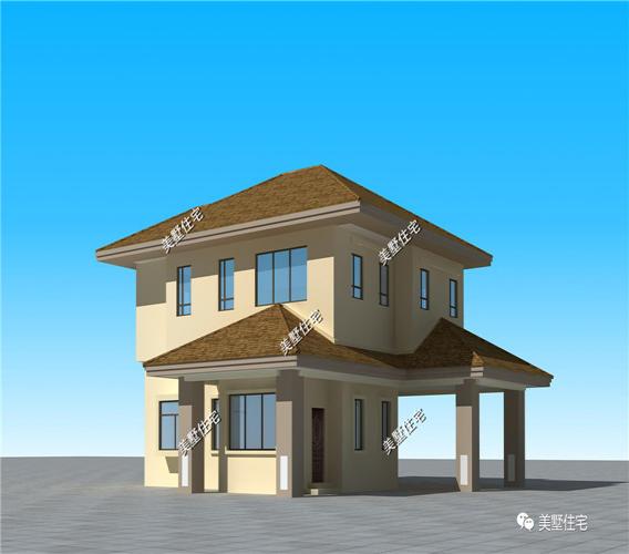 3款30万预算的二层小别墅设计图，外观美，户型实用