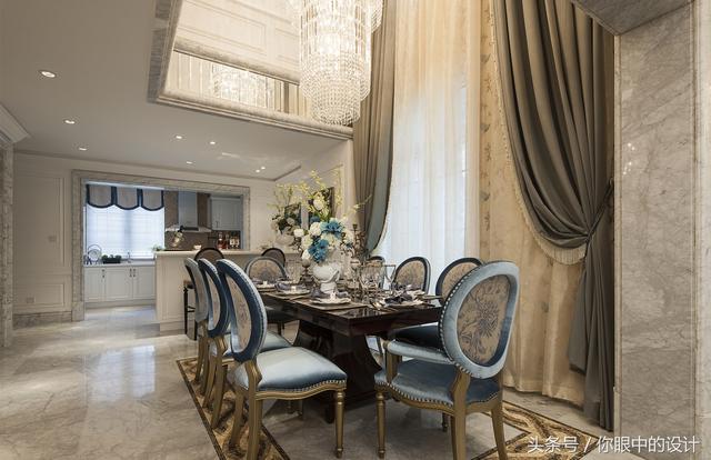 法式别墅装修设计案例实拍，高贵、奢华、浪漫