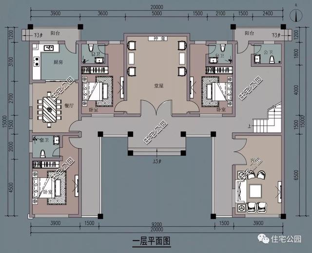 8套2023年全新设计带堂屋别墅设计图，看好就批地去了