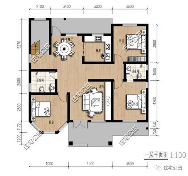 12X14米新农村二层小别墅设计图，附建好实拍照片