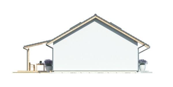一层坡屋顶平房住宅设计效果图，简单、现代