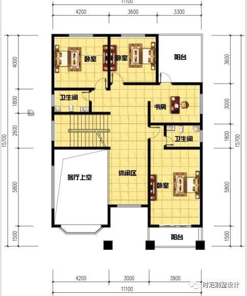 11X15m四层别墅设计方案图，附室内装修效果图