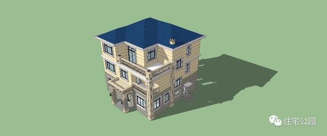 12×12米宅基地选这套自建房设计图，准没错
