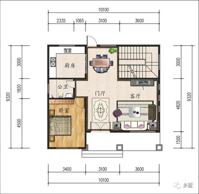 10*9米二层小别墅设计方案图，附实拍图加装修图
