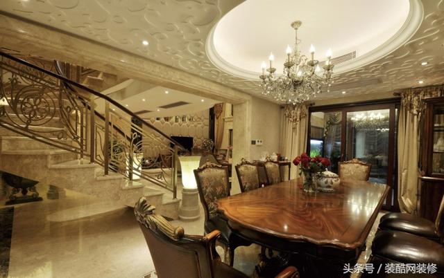 500平别墅欧式古典风格装修案例，皇家级的享受