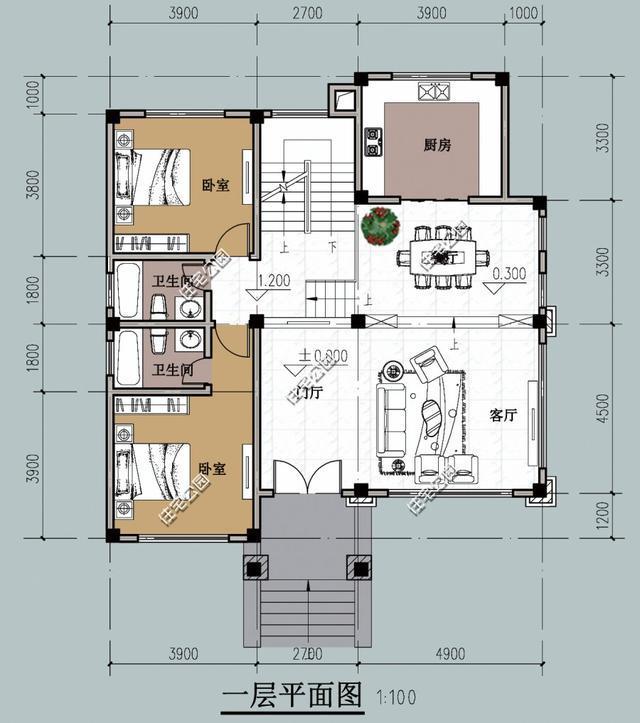 3套三层别墅自建房图纸，含预算，你喜欢哪套？