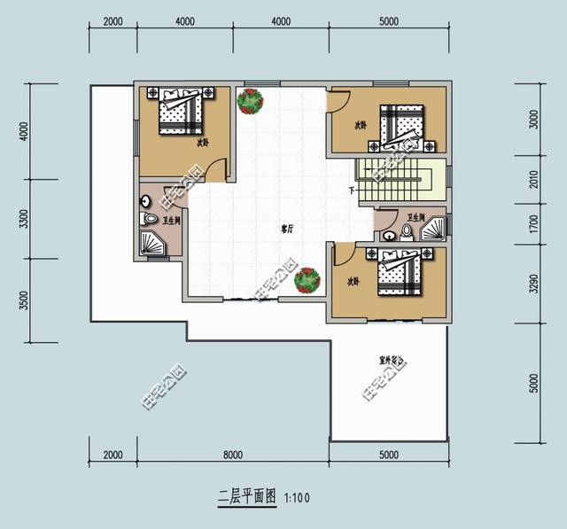 同是六室户型，你是喜欢屋顶花园还是连廊阳台？