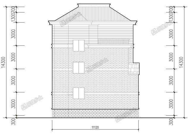 17x11米四层双拼民宅，设计实用又划算！