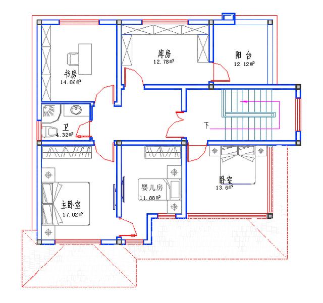 150㎡带地下室三层别墅全套设计方案图，功能齐全