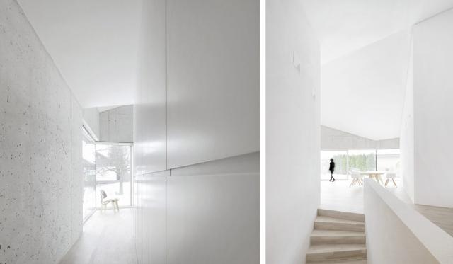 二层带地下室极简现代别墅设计，晶体外形独具气质