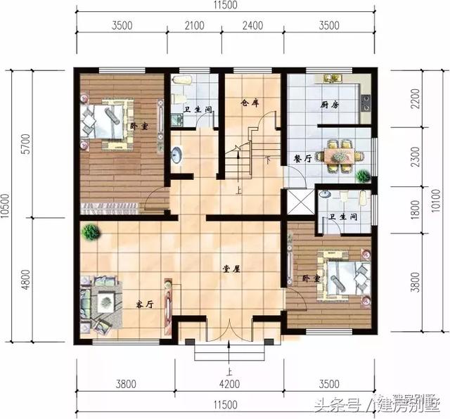 3栋漂亮又实用的三层别墅设计图，第一栋应该不少于千户家庭在建，户型好，设计美观。