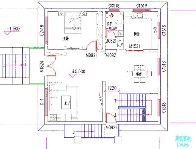 10×10米40万三层3厅6卧别墅图纸，地下室+挑空客厅+娱乐室