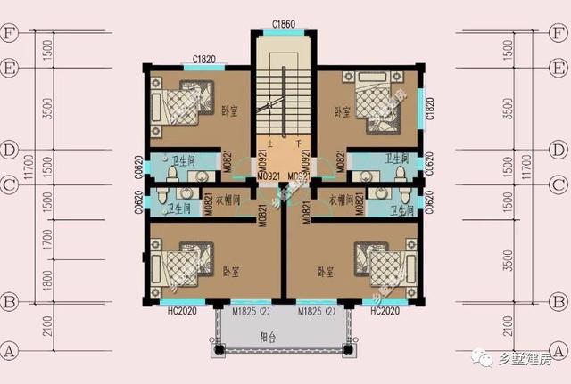 40万建11X11米农村三层别墅图，美观实用，完全符合中国人对于房子的审美追求