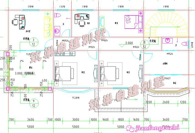 2010米二层农村自建房别墅设计效果图平面图,建了这样的房子,保证