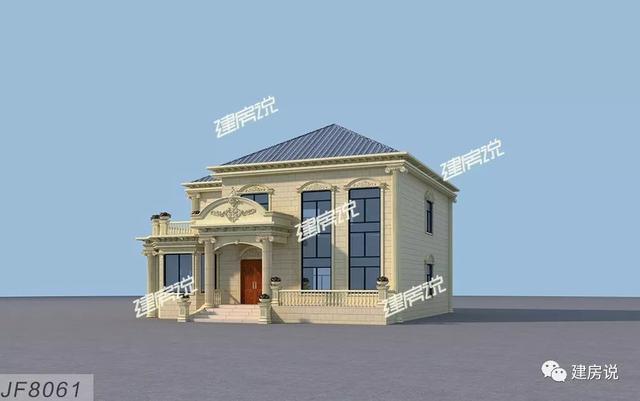 3套气派的别墅设计图，典型欧式风格，颜值超高，值得一建