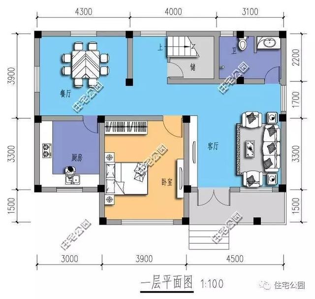 最受农村人喜欢的10套占地100平自建房