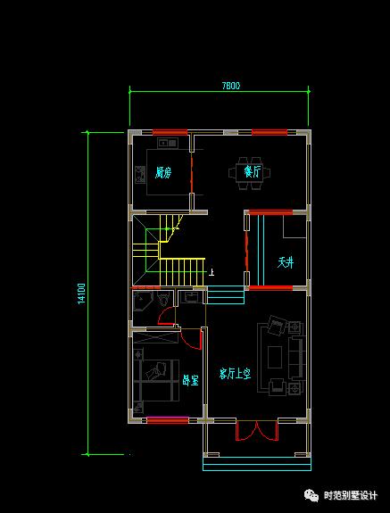 7米三层欧式别墅设计图，7室2厅，精美外观