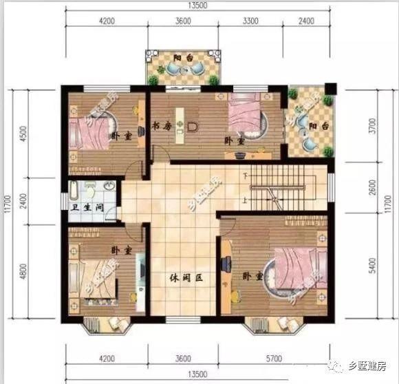 两款二层别墅小洋房设计图，造型新颖独特，美观大气，新农村建房的代表