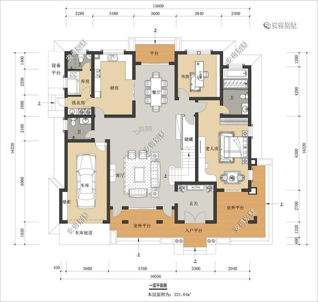 2层欧式别墅设计图，这样的外观和布局，精致也很气派