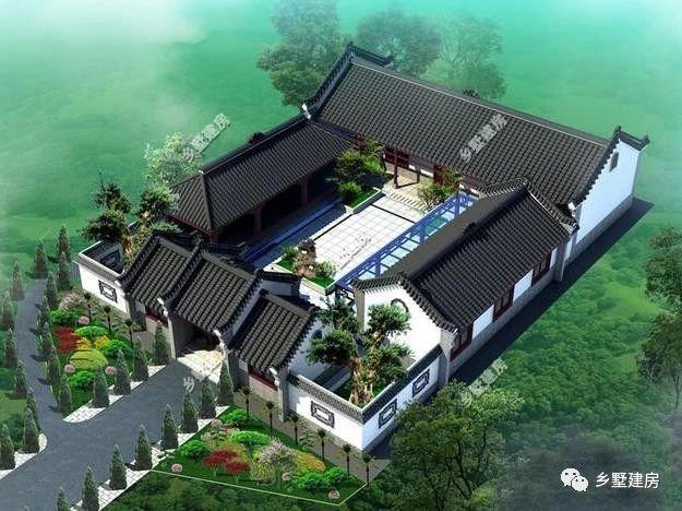 15款中国传统建筑四合院别墅设计图，款款精致，经典大气