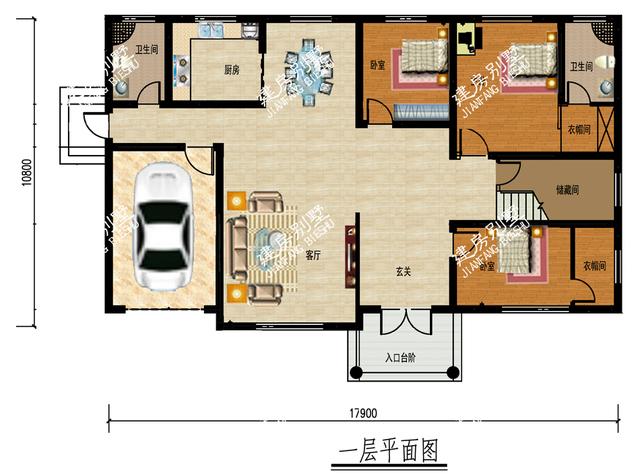 9款带车库的二层别墅设计图，主体造价都不是很高，简单实用，让别人羡慕去吧