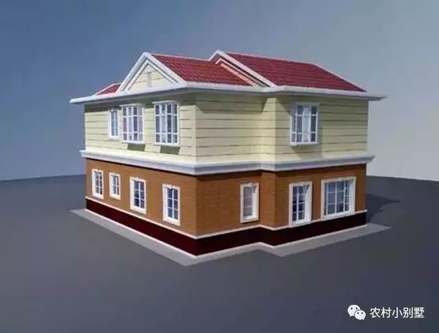 12x9米经济实用二层带露台农村小楼房设计图，推荐