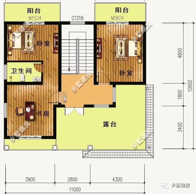 11X10米的三层农村别墅设计图，款款不到30万，25万左右就能搞定，接地气的房子你们喜欢吗？