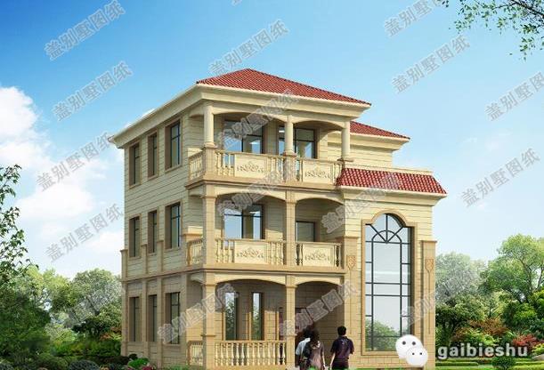 2款三层农村自建房,1款小户型,1款大户型,满足不同家庭建房的