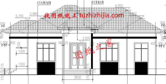 乡下建房一层平房设计图纸及户型图,占地150平