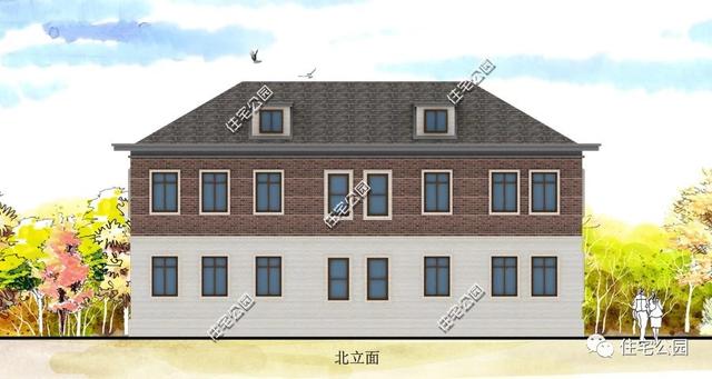 18X10米双拼别墅设计图，兄弟姐妹多盖这样的房，造价不高还很实用