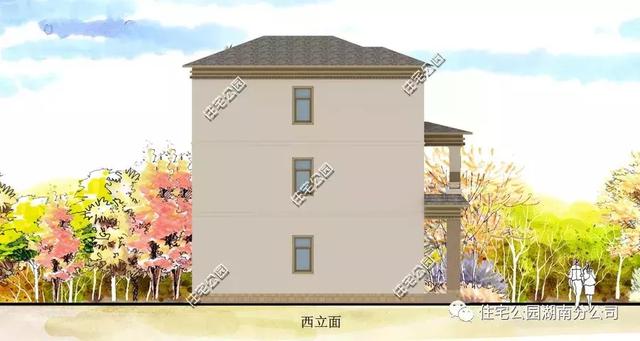 10.1X10.5米三层简欧式别墅设计图，精致又好看。