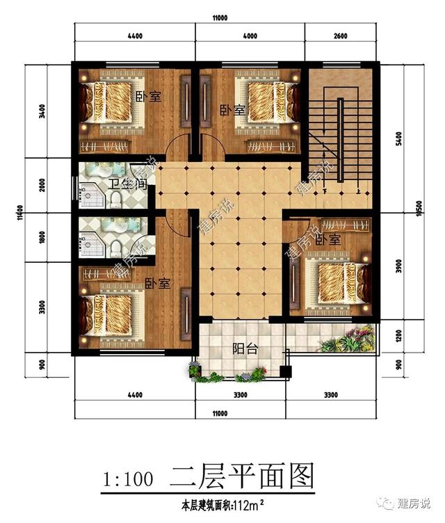 120平新中式别墅设计图，保留传统中式韵味的同时，布局符合现代人们的生活习惯