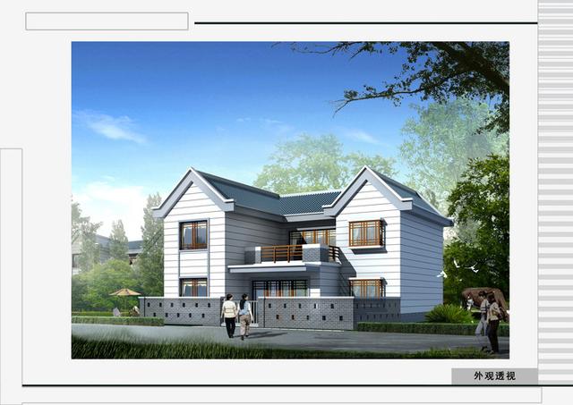 三款新中式农村自建房设计图，经典大气，越看越喜欢