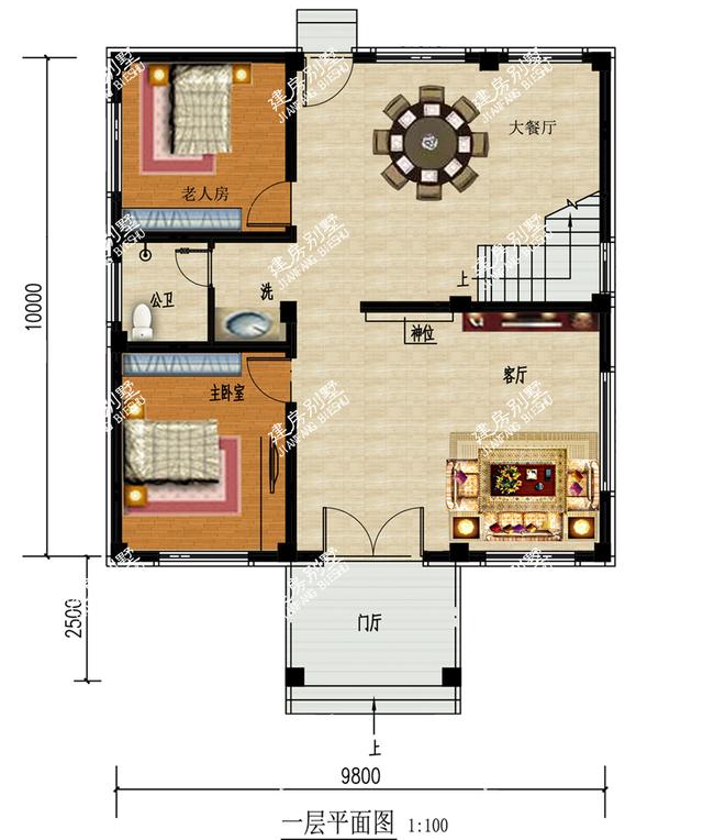 最值得期待的一款三层别墅设计图，占地106.4平