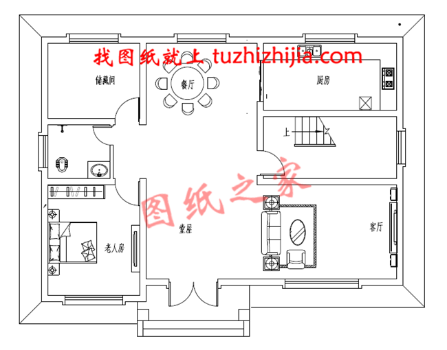 120平米农村房屋设计图,造价20万左右,别墅造型结构精致