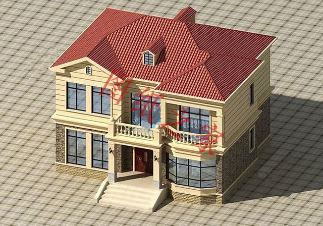 二层简单大气的现代别墅设计图，看看有没有你喜欢的。