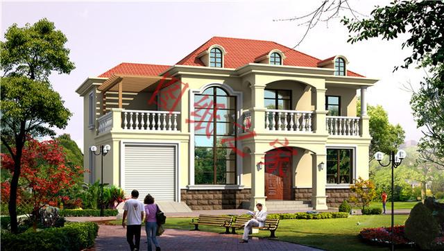 二层别墅设计图，外观新颖，快来选购吧！！！