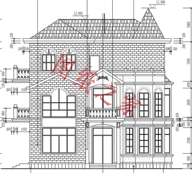 5套三层别墅设计图，结构合理舒适，造价实惠。