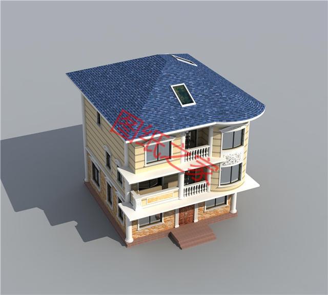 5套三层的自建房图纸，包括效果图和平面图，给要建房的朋友参考