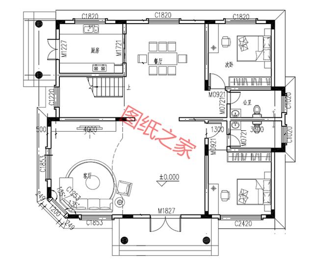 5套三层别墅设计图，想盖房的您值得参考！
