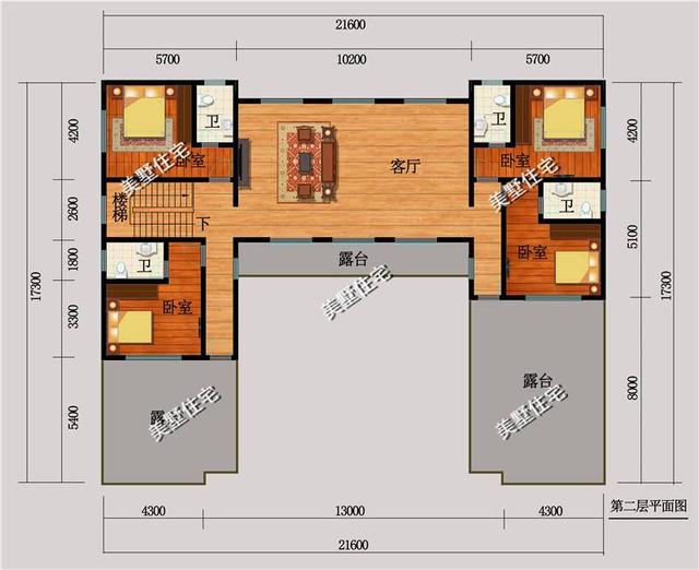 新中式四合院别墅设计图，送给父母最舒适的环境！