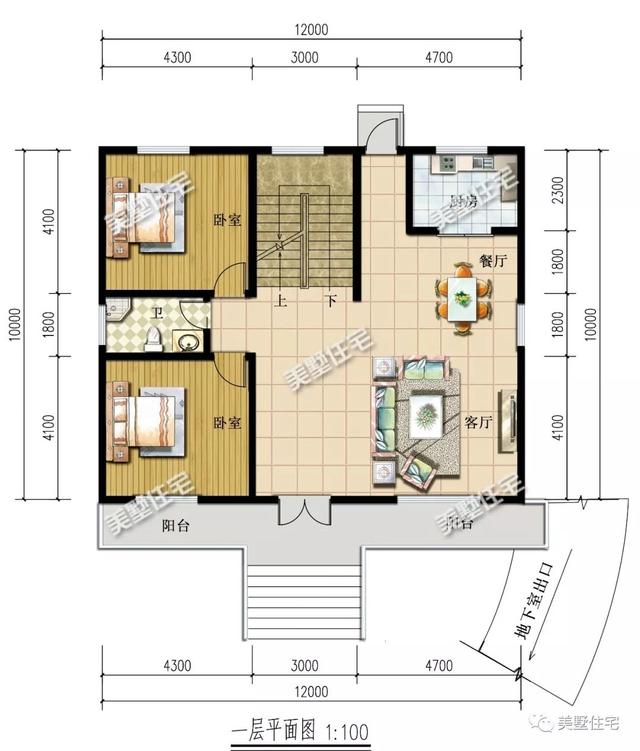5款三层别墅设计图，客厅挑空设计，既大胆又新颖