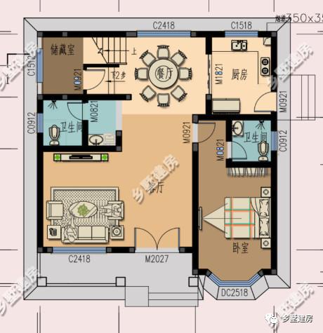 四层大别墅和一层小洋房，这两款别墅设计图你选择哪款？