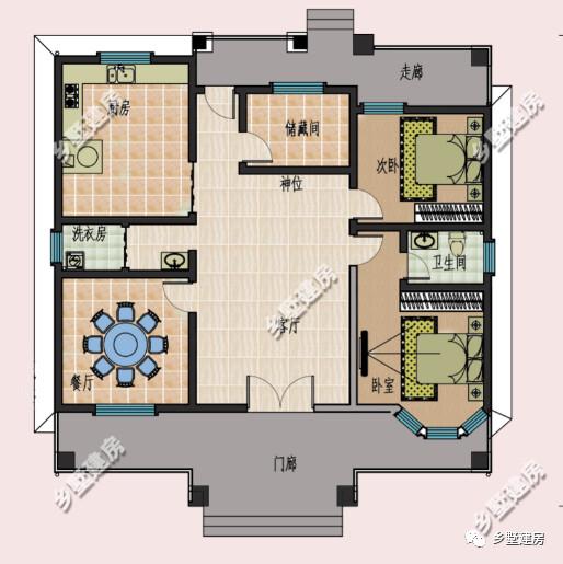 四层大别墅和一层小洋房，这两款别墅设计图你选择哪款？