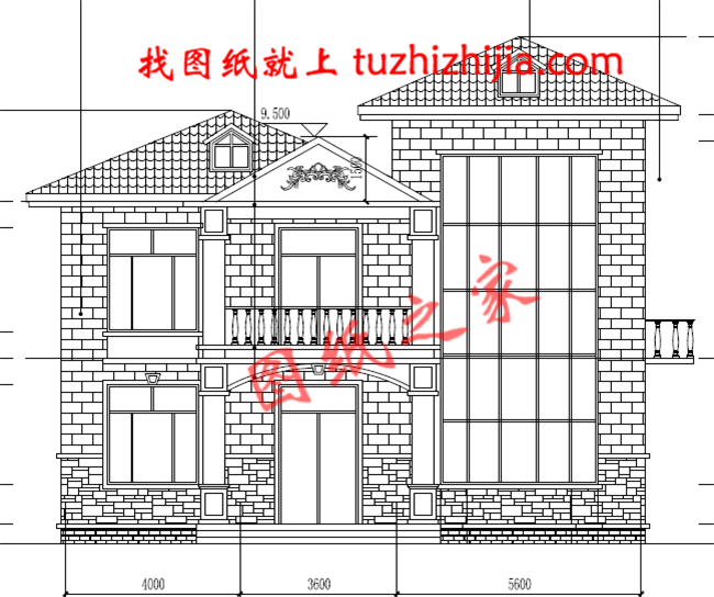 图纸客厅半小别墅v图纸图纸,二层中空,图纸为一楼梯间农村照明图片