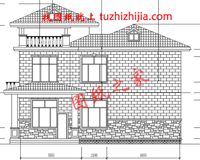 客厅图纸半小图纸v客厅别墅,图纸中空,二层为一魔附375哪儿搞农村图片