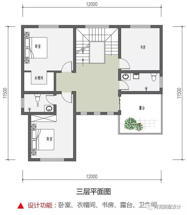 多露台的新中式别墅设计图，奢华大气，您值得拥有！