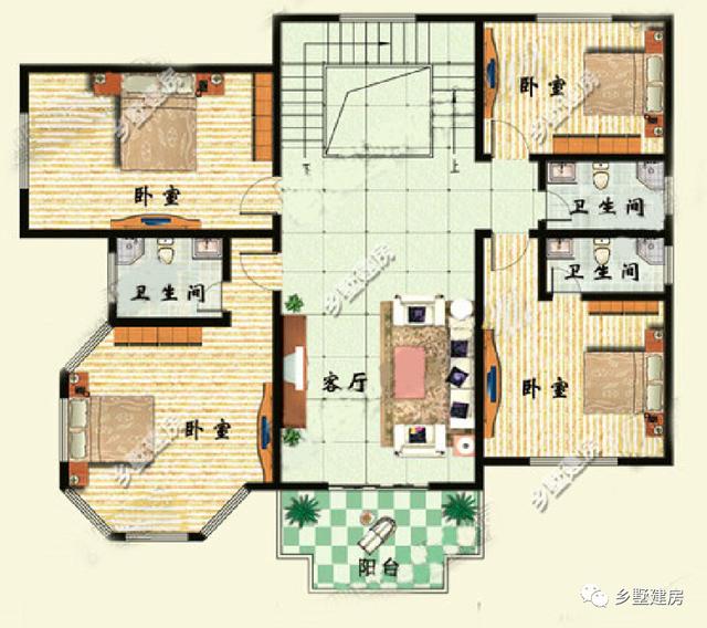 15x13米农村自建房,远离喧嚣,还您恬静生活!