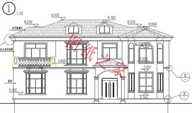 6套二层别墅设计图，有钱了就回家修别墅，想要多大就修多大！